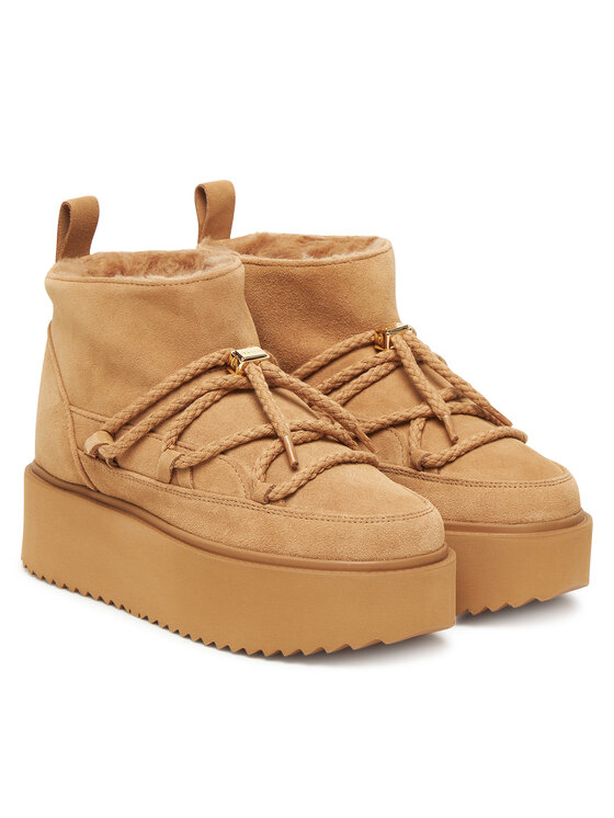 Inuikii Inuikii Schneeschuhe Classic Low Platform 75204-004 Beige