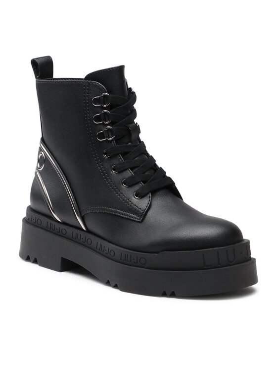 Liu Jo Liu Jo Schnürstiefeletten Love 46 SF3035 EX174 Schwarz