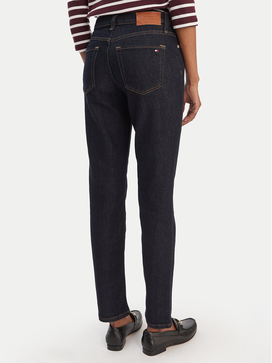 Tommy Hilfiger Tommy Hilfiger Jeansy WW0WW47685 Granatowy Slim Fit
