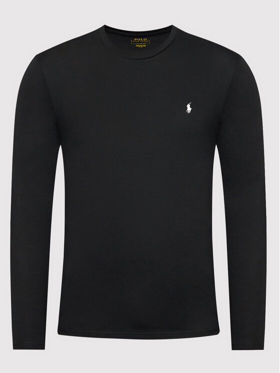 Polo Ralph Lauren Polo Ralph Lauren S dlhými rukávmi Sle 714844759001 Čierna Regular Fit