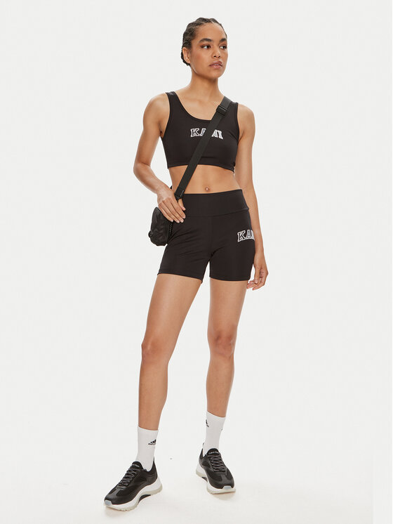 Karl Kani Karl Kani Sportske kratke hlače Small Serif 6113125 Crna Slim Fit
