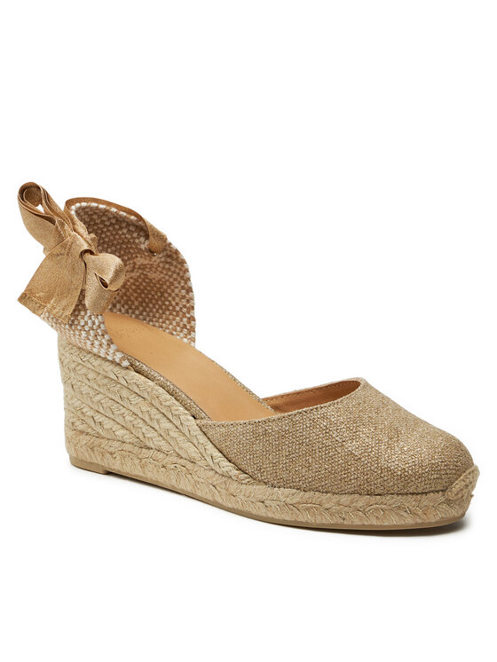 Castañer Castañer Espadryle Carina/6/032 021769 Złoty