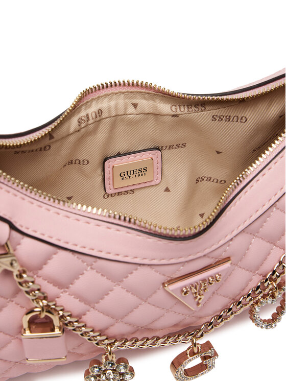Guess Guess Táska Everlee HWEG86 79180 Rózsaszín