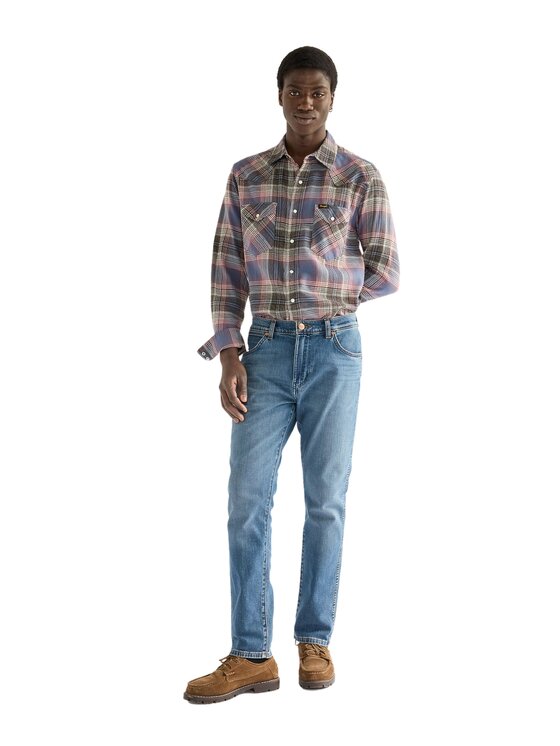Wrangler Wrangler Jeansy 112386879 Niebieski Regular Fit