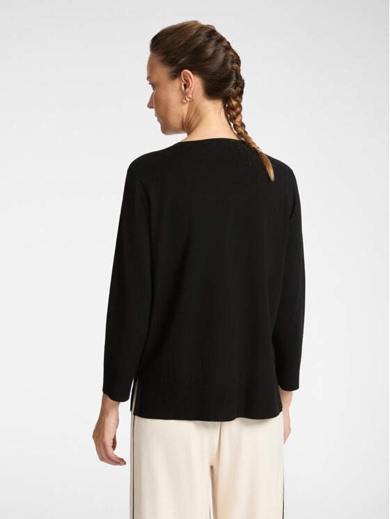 Elena Mirò Elena Mirò Cardigan M449Z000577N033 Nero Regular Fit