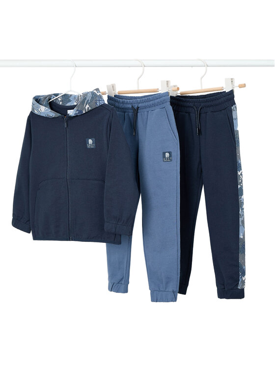 Mayoral Mayoral 2er-Set Jogginghosen und Sweatshirt 4803 Dunkelblau Regular Fit