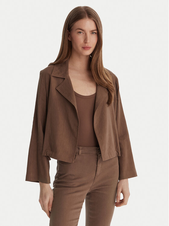 Marella Marella Krekls Palchi 2613041015 Brūns Regular Fit