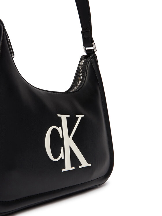 Calvin Klein Calvin Klein Torebka Bold Ck Small Shoulder Bag LV04F3230G Czarny