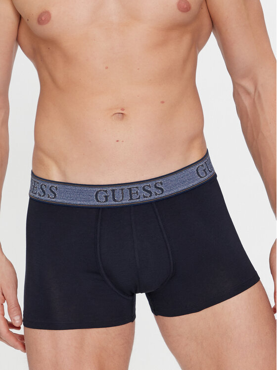 Guess Guess Set di 3 boxer Joe U4RG33 K6YW0 Blu scuro