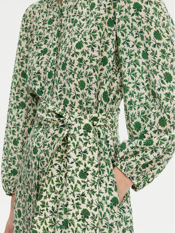 Weekend Max Mara Weekend Max Mara Košeľové šaty Wales 2515221122 Zelená Regular Fit