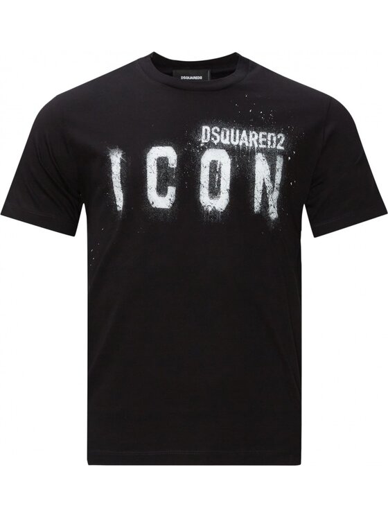 Dsquared2 Dsquared2 T-Shirt S79GC0039 S23009 900 Černá Regular Fit
