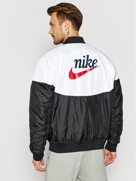 Nike Bomber striukė Sportswear CZ9998 Juoda Loose Fit • Modivo.lt