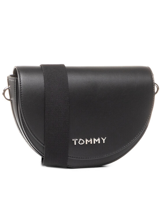 Tommy Hilfiger Tommy Hilfiger Сумка Tommy Staple Saddle AW0AW08226 Чорний