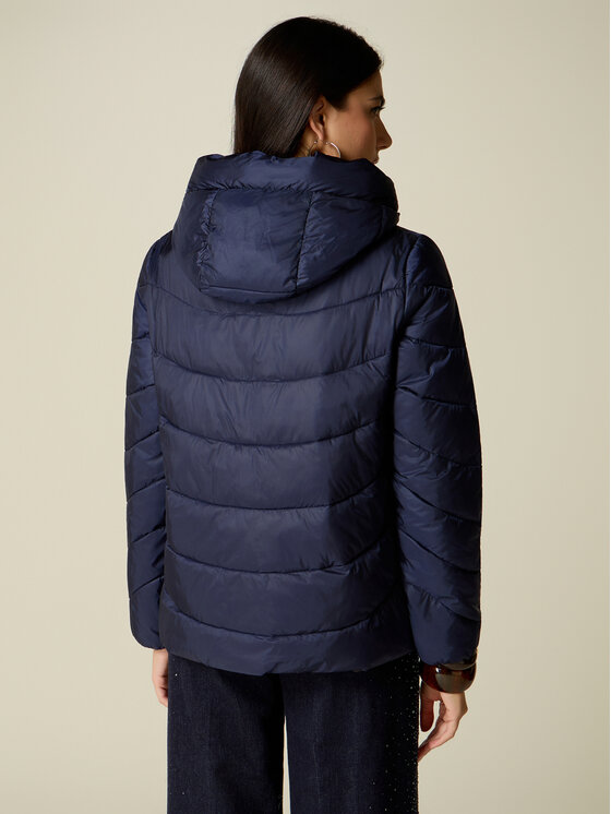 Oltre Oltre Giubbotto piumino F617R001560N034 Blu Regular Fit