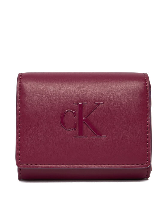 Calvin Klein Calvin Klein Peňaženka Bold Ck Medium Bifold LV04F1047G Bordová