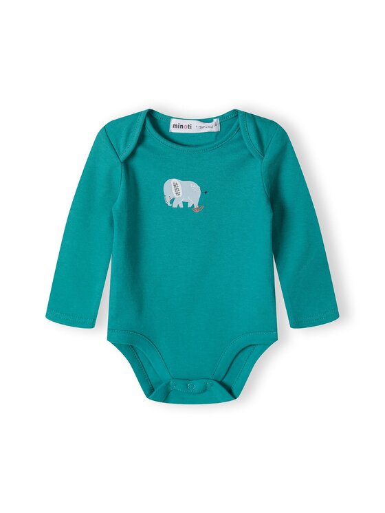MINOTI MINOTI Komplet 4 par body 21babypack11 Turkusowy Regular Fit