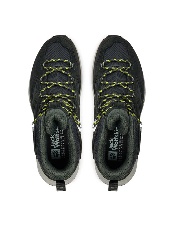 Jack Wolfskin Jack Wolfskin Pārgājienu apavi Vojo Tour Texapore Mid M A62072 Melns