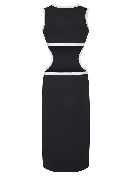 Liu Jo Liu Jo Φόρεμα καλοκαιρινό VA5043 J4822 Μαύρο Regular Fit