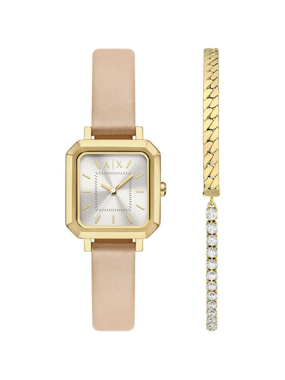 Armani Exchange Armani Exchange Hodinky AX7172SET Béžová