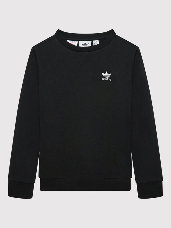 adidas Bluză adicolor HS8870 Negru Regular Fit