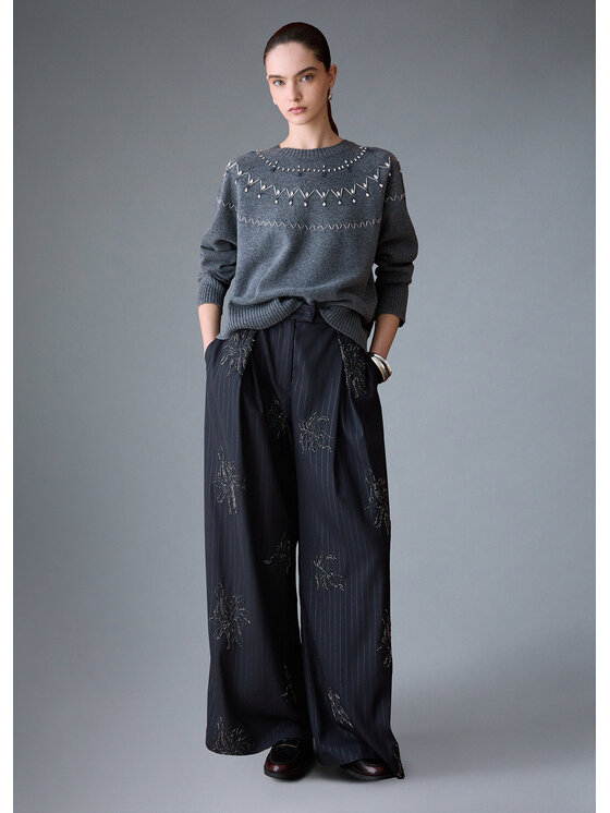 Liu Jo Liu Jo Maglione WF6371MS009L9527 Grigio Regular Fit