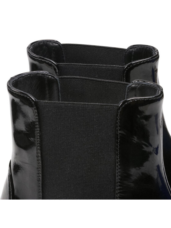 Stuart Weitzman Stuart Weitzman Gležnjarji Chelsea Frankie Lift Bootie S5615 Črna