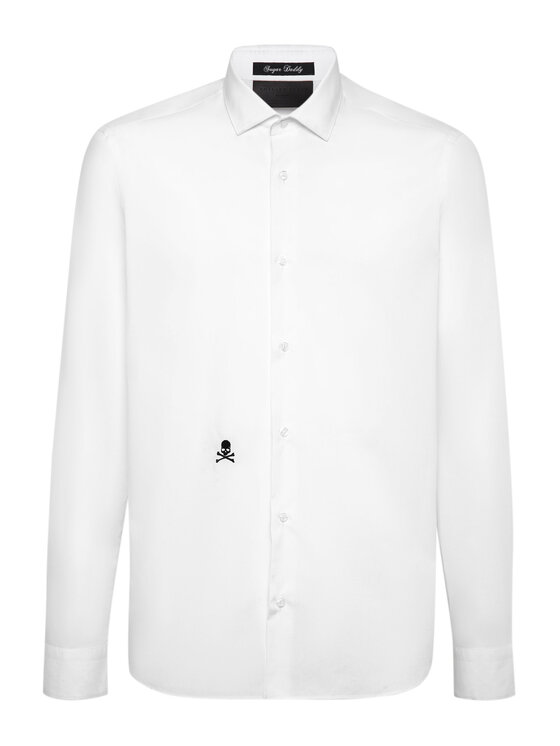 PHILIPP PLEIN PHILIPP PLEIN Camicia 1431 Bianco Fitted Fit