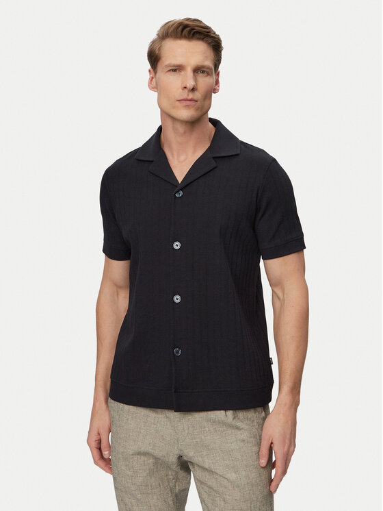 JOOP! JOOP! Риза Juanmanuel 30101936 Тъмносин Regular Fit