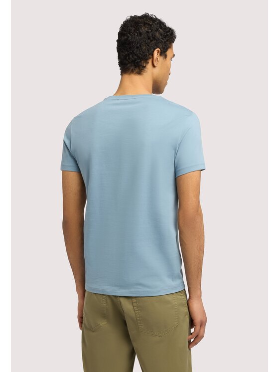 Trussardi Trussardi T-Shirt G0228000123N024 Niebieski jasny Regular Fit