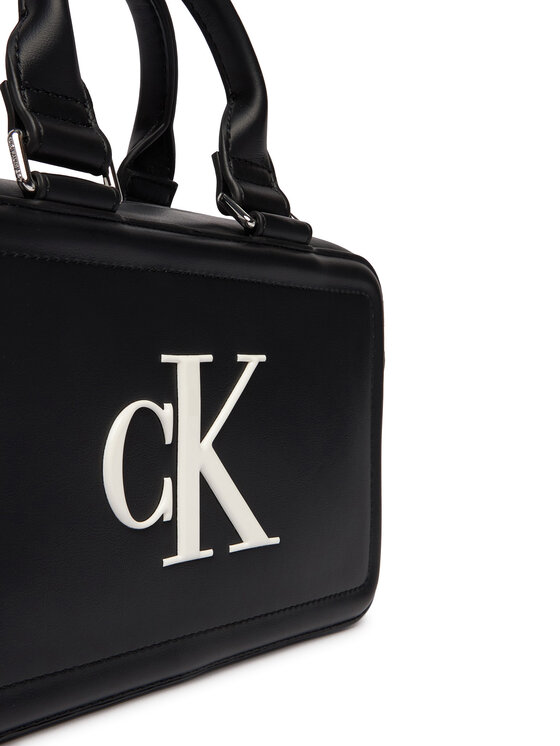 Calvin Klein Calvin Klein Torbica Bold Ck Bauletto Crossbody LV04F3411G Crna