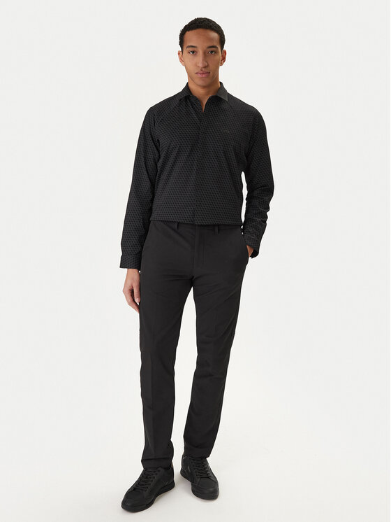 BOSS BOSS Koszula Excurse 50554481 Czarny Regular Fit