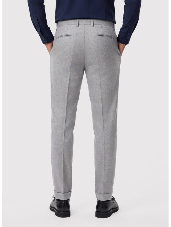 Pako Lorente Pako Lorente Spodnie materiałowe P26WF-WX-006 Szary Straight Fit