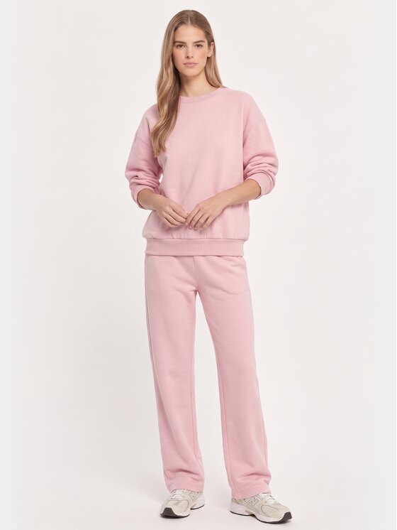BASICLO BASICLO Bluza W-2095-522 Różowy Oversize