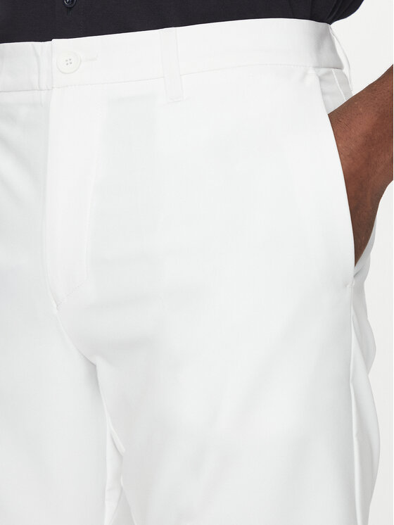 BOSS BOSS Szorty materiałowe S_Commuter_10.5 inch 50540337 Biały Slim Fit