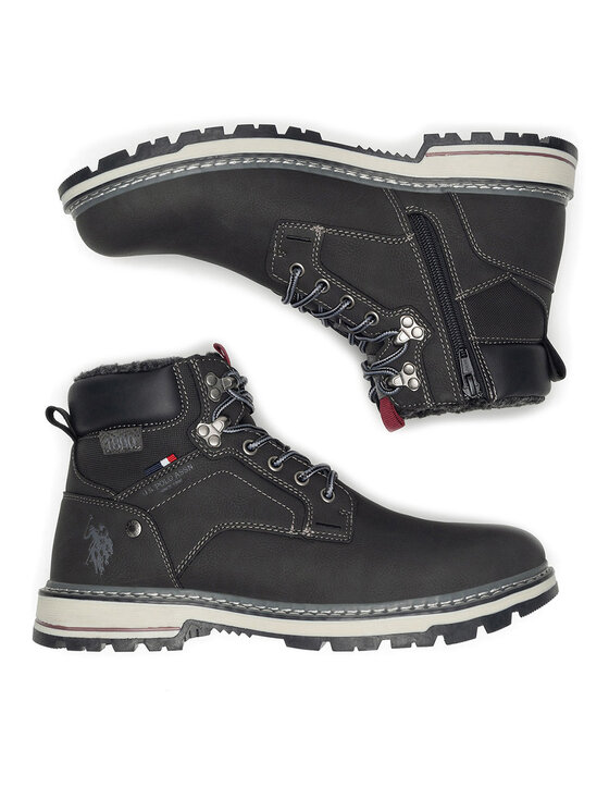 U.S. Polo Assn. U.S. Polo Assn. Schnürschuhe YURIY001M/DY1 Schwarz