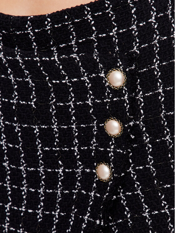 PINKO Pinko Šortky z materiálu 100407 A0IO Černá Regular Fit
