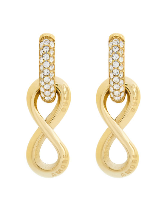 Guess Guess Обици JUBE05 051JW Златист