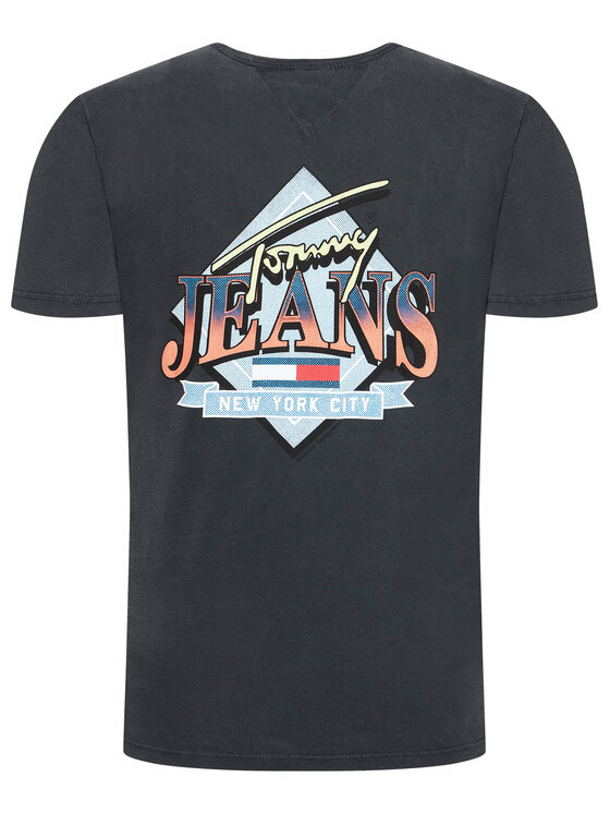 Tommy Jeans T-shirt Diamond Back Logo DM0DM10622 Grigio Regular Fit •  Modivo.it