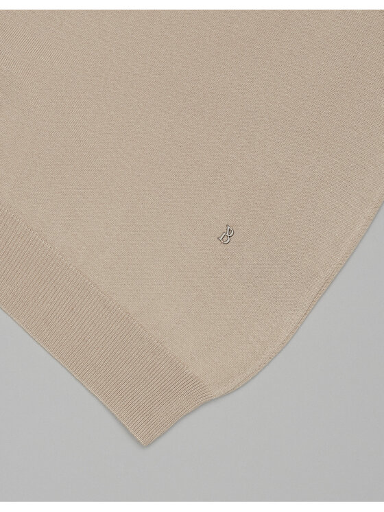 Borgio Borgio Sweter grottole_bz Beżowy Comfort Fit
