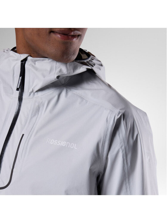 Rossignol Rossignol Kurtka przeciwdeszczowa M Rainproof 2.5L Shell Jkt Szary jasny Regular Fit