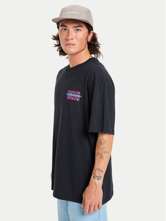 Quiksilver Quiksilver Tričko Hw Desert Paradise EQYZT08200 Čierna Comfort Fit