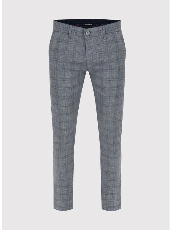 Pako Lorente Pako Lorente Spodnie materiałowe P22WF-WX-004 Szary Slim Fit