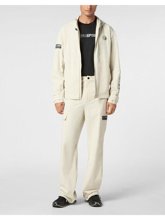Plein Sport Plein Sport Giacca a vento 22987 Grigio Regular Fit