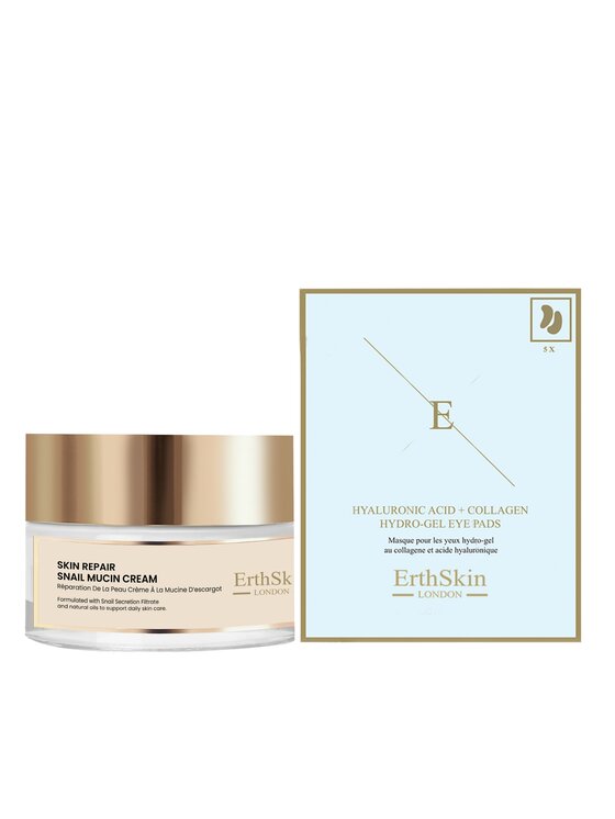 Erthskin London Erthskin London Snail Repair Krem + Płatki pod Oczy Krem na dzień i na noc