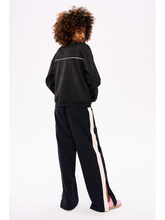blue shadow blue shadow Kurtka bomber Mambo Czarny Regular Fit