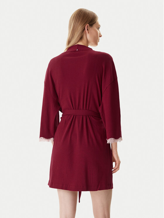 Tommy Hilfiger Tommy Hilfiger Chalatas UW0UW06076 Raudona