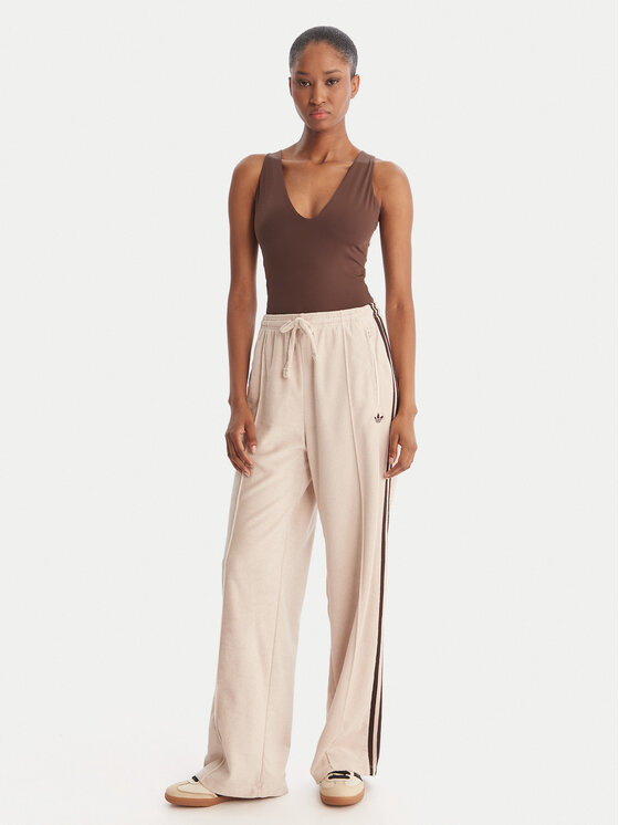 adidas adidas Спортивні штани Terry Towel Firebird KQ6661 Бежевий Loose Fit