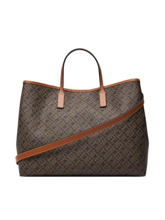 Tommy Hilfiger Tommy Hilfiger Torebka Th Monoplay Satchel AW0AW19173 Czarny