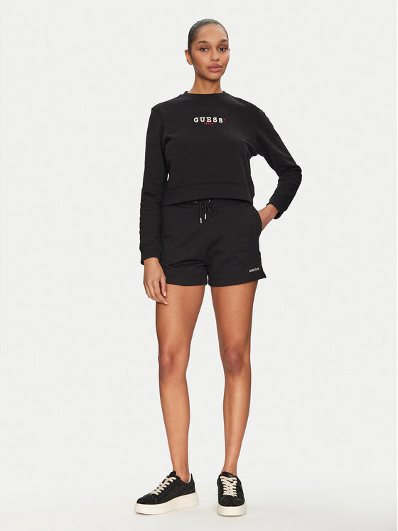 Guess Jeans Guess Jeans Sportshorts W5GD0O K68I4 Schwarz Relaxed Fit