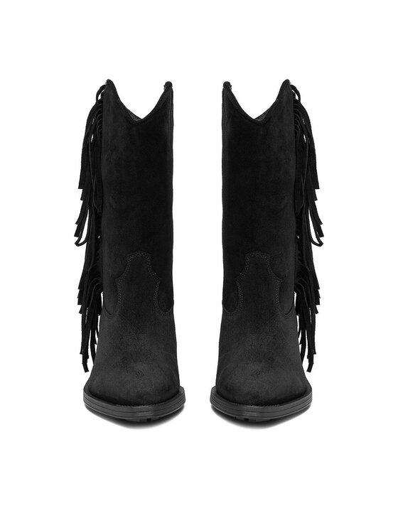 Badura Badura Cizme și botine cowboy EO-CHANA-5036 Negru